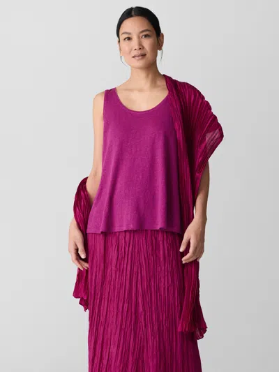Eileen Fisher Whisper Transitional Silk Scarf In Pink