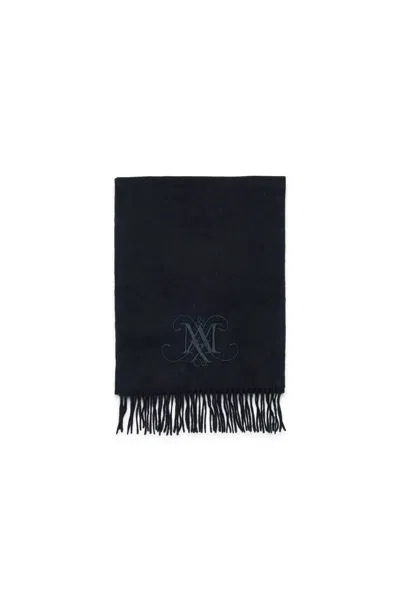 Max & Co Wool Scarf In Black