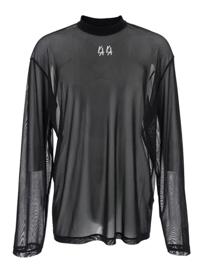 44 Label Group Men Long Sleeve Mesh In Black