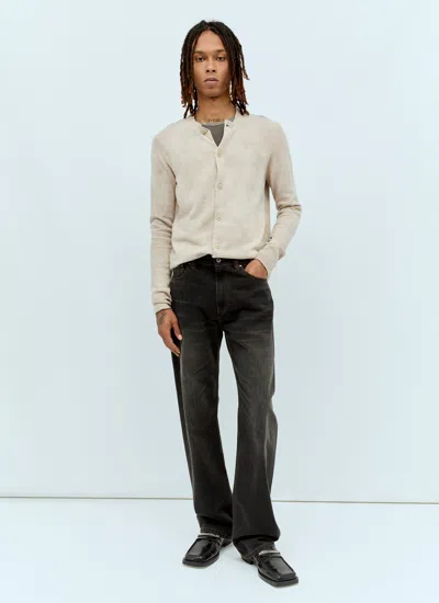 Acne Studios Men Wool-blend Cardigan In Neutral