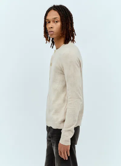 Acne Studios Men Wool-blend Cardigan In Neutral