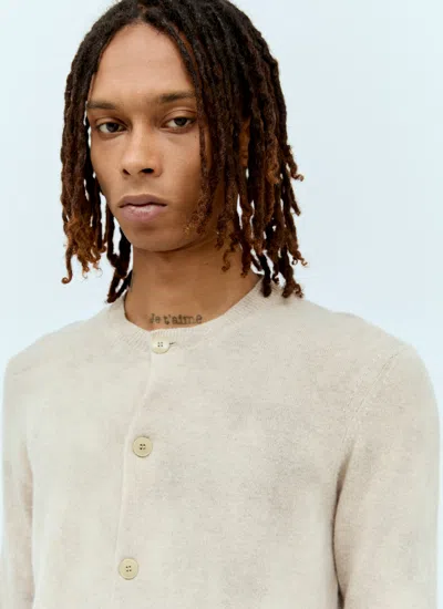 Acne Studios Men Wool-blend Cardigan In Neutral