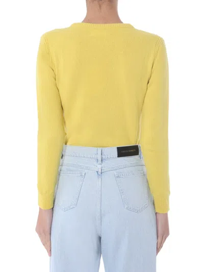 Alberta Ferretti Alberta Ferreti Love Me Sweater In Yellow