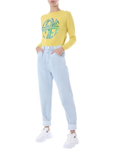 Alberta Ferretti Alberta Ferreti Love Me Sweater In Yellow