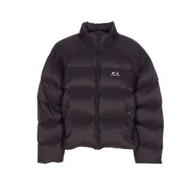 Balenciaga High Neck Puffer Down Jacket With Pockets In Brown
