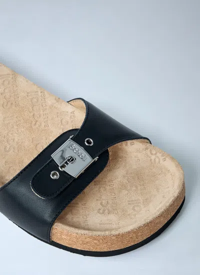 Balenciaga Scholl Collaboration Sandals Cork Sole In Brown