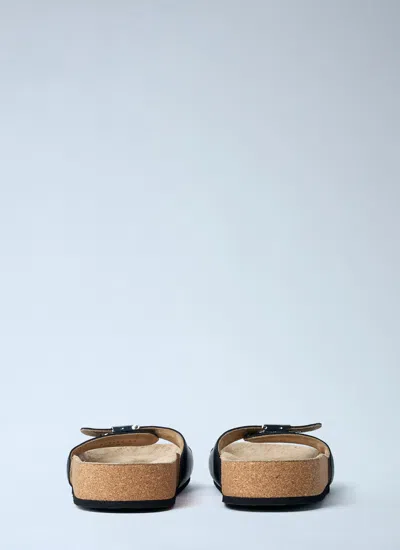 Balenciaga Scholl Collaboration Sandals Cork Sole In Brown