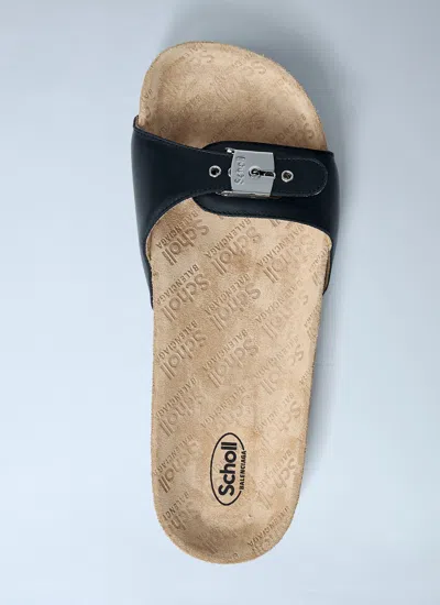 Balenciaga Scholl Collaboration Sandals Cork Sole In Brown
