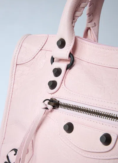 Balenciaga Women Small Le City Handbag In Pink