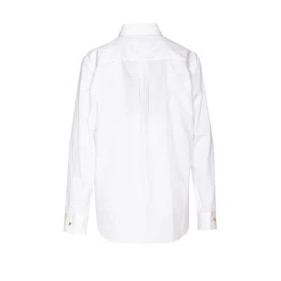Bottega Veneta Womens White Knot Regular-fit Cotton Shirt In White