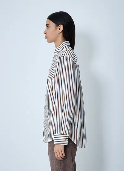 Bottega Veneta Women Stripe Button-down Shirt In Multi