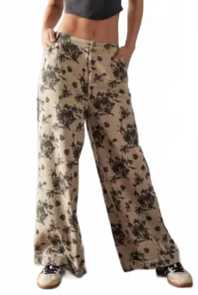 Urban Daizy The Willowbank Trouser In Beige In Multi