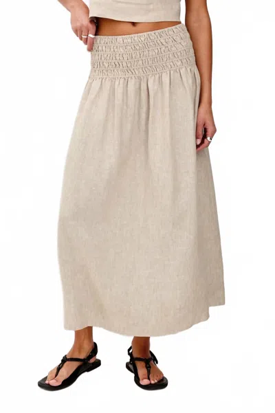 Rails Alessa Maxi Skirt In Heathered Flax In Multi