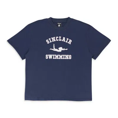 Sinclair Swimming Navy T-shirt In Blue