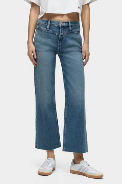 Hudson Rosie High-rise Wide Leg Ankle Jean In Barcelona In Multi