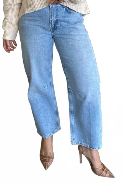Citizen Of Humanity Miro Relaxed Wide Leg Jeans In Gemini In Blue