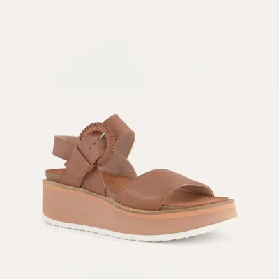 Naot Crepe Platform Sandal In Brown
