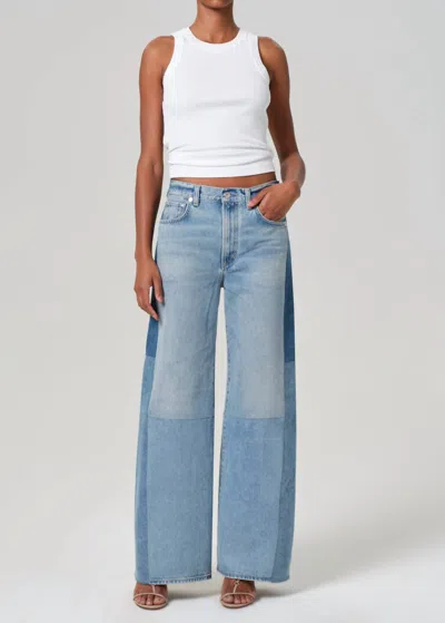 Citizen Of Humanity Reworked Paloma Wide Leg Jean In Intrigue In Blue