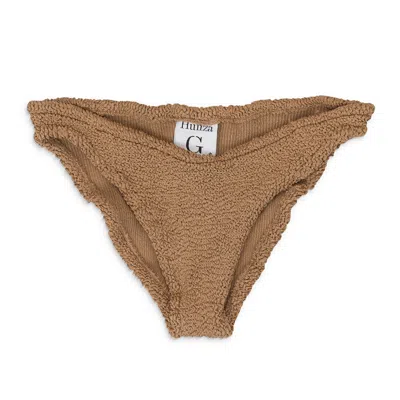 Hunza G Brown Gigi Bikini In Brown