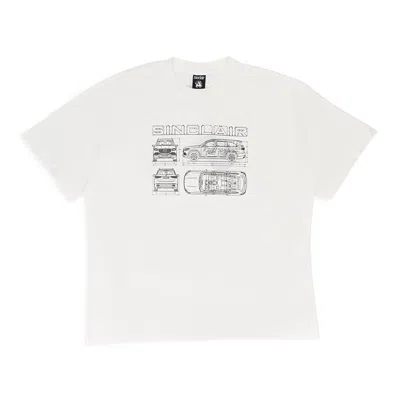 Sinclair Maybach Blueprint White T-shirt In White