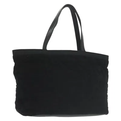 Pre-owned Chanel Logo Cc Leather Tote Bag () In Black