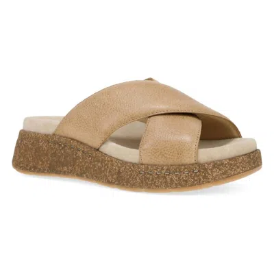 Dansko Bridget Cork Platform Sandals In Honey In Neutral