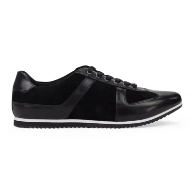 Versace Black Nero Scarpe Sneakers In Black