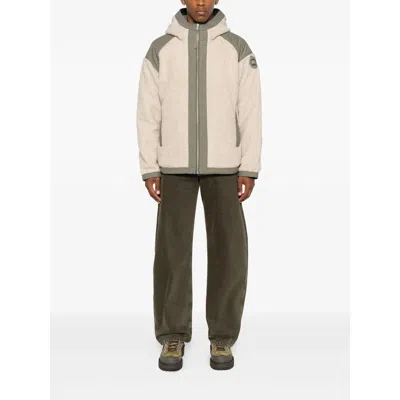 Canada Goose Wool Blend Reversible Bomber Jacket In Neutral