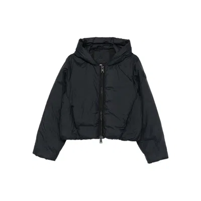 Canada Goose Elba Hooded Puffer Jacket In Black