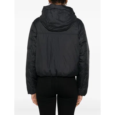Canada Goose Elba Hooded Puffer Jacket In Black