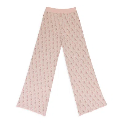 Lanvin Presbyopia Straight Tube Casual Pants In Pink