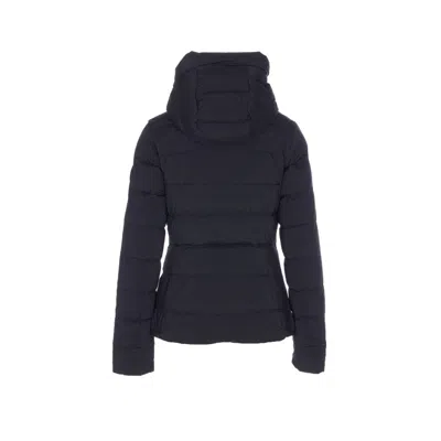 Canada Goose Black Clair Jacket Frontal Zip Closure In Blue