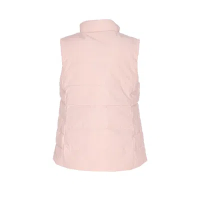 Canada Goose High Neck Padded Vest With Zip Pockets In Pink