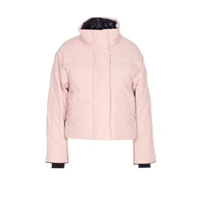 Canada Goose Long-sleeved Stand-collar Down Jacket In Pink