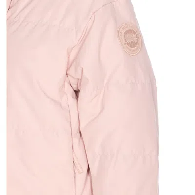 Canada Goose Long-sleeved Stand-collar Down Jacket In Pink