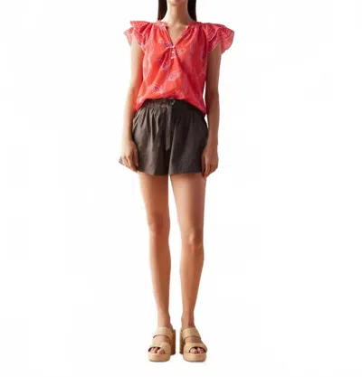Omika Wilora Blouse In Vani Papaya In Multi