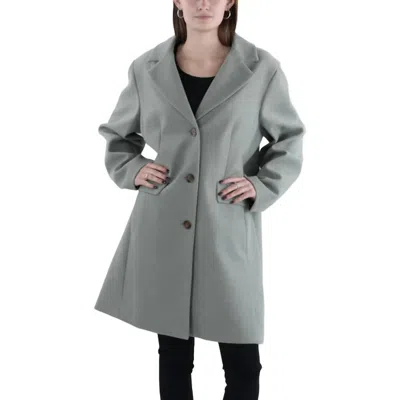 Laundry By Shelli Segal Womens Lightweight Midi Walker Coat In Gray
