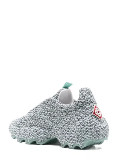 Casablanca Men Knit Sneakers In Green