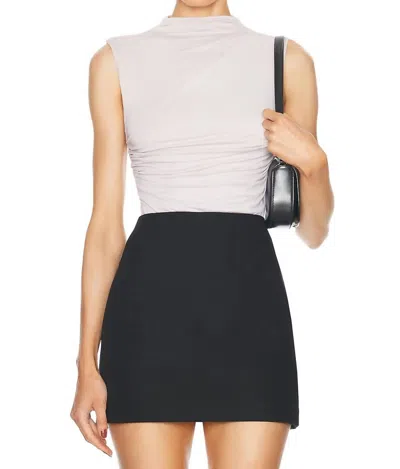 Enza Costa Sleeveless Twist Top In Salt In Neutral