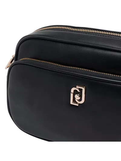 Liu •jo Versatile Shoulder Bag Zipped Pocket In Black