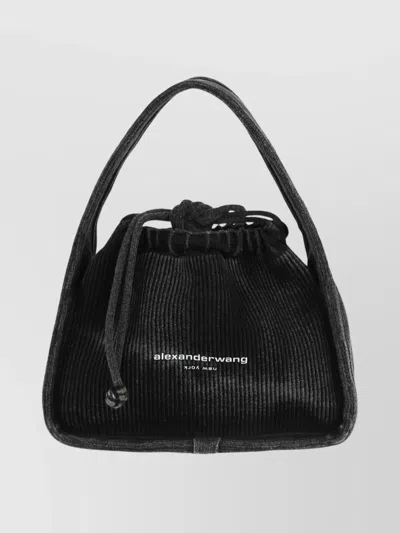 Alexander Wang Velvet Bucket Bag Top Handle