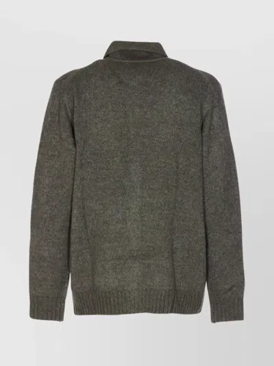 Nn07 Green Viggo Cardigan Frontal Buttons Closure In Green