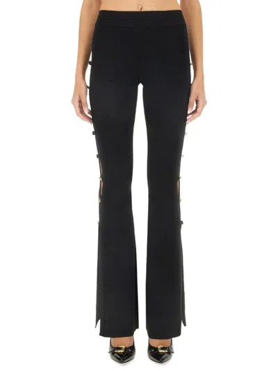 Versace Jeans Couture Cut Out Pants In Black