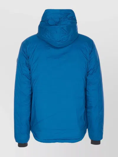 Canada Goose Black Label Lodge Hoody Packable Down Jacket In Blue