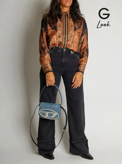 Diesel Blue 1dr Shoulder Bag In Multi