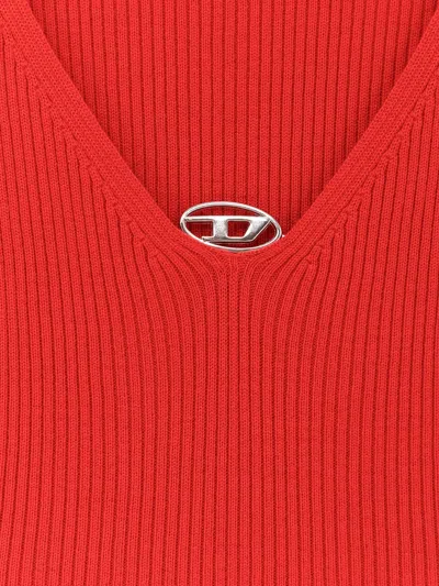 Diesel M-olina Formula Red Jersey In Red