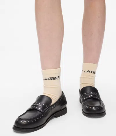 Karl Lagerfeld Logo Socks – 2 Pack In Multi