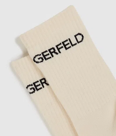 Karl Lagerfeld Logo Socks – 2 Pack In Multi