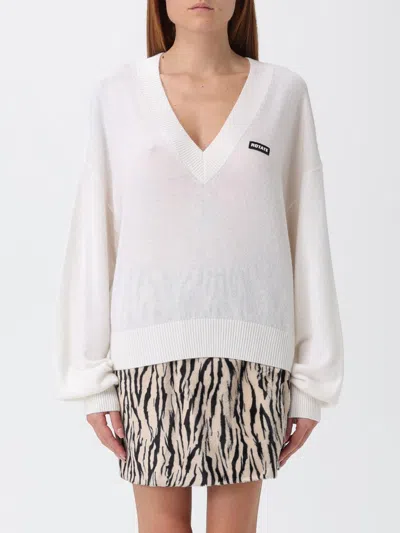 Rotate Birger Christensen Sweater Rotate Woman Color White In White
