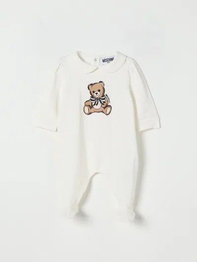 Moschino Tracksuit  Kids Color Yellow Cream In White